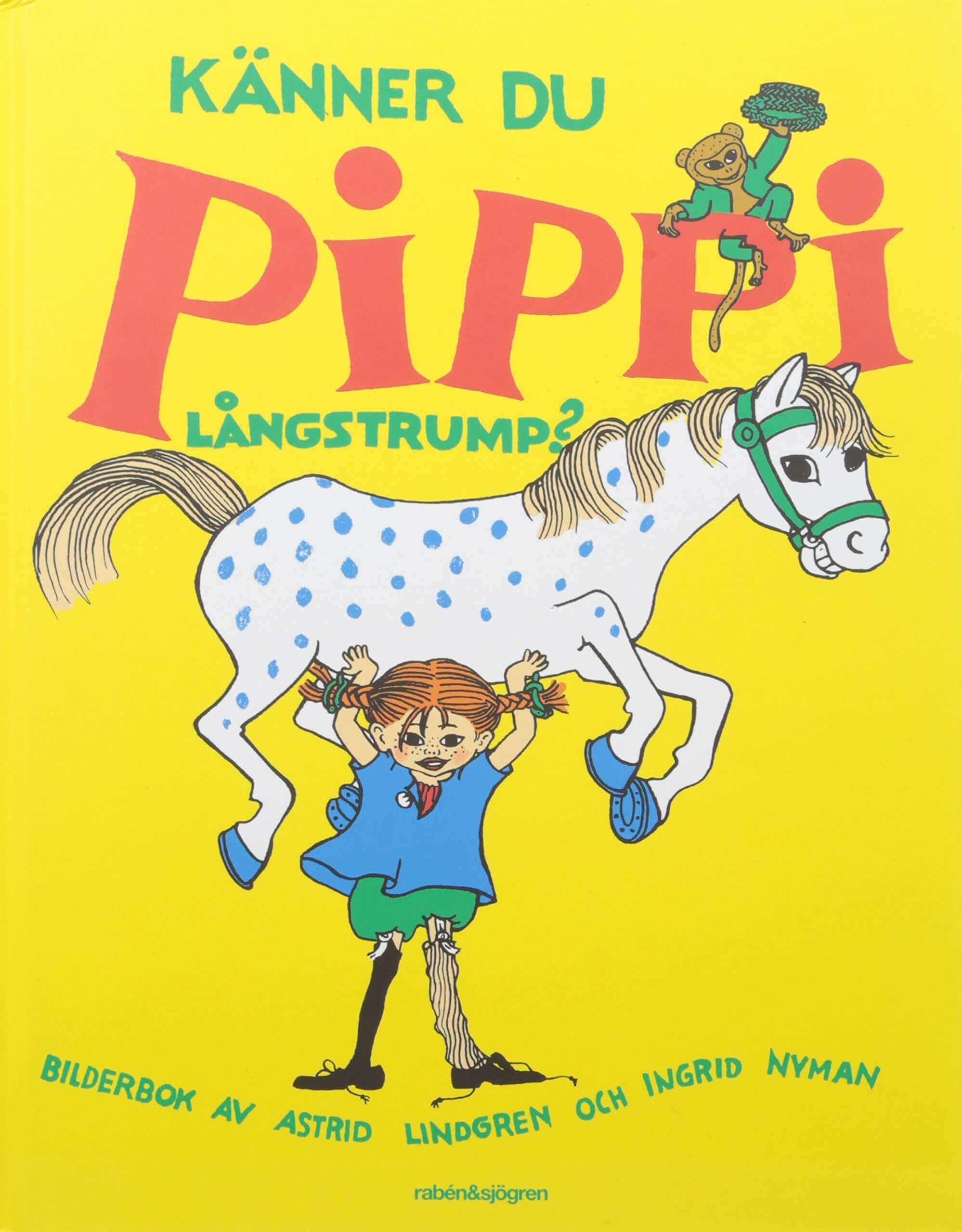 Pippi Långstrump av Astrid Lindgren. Pippis vänner var Tommy och Annika