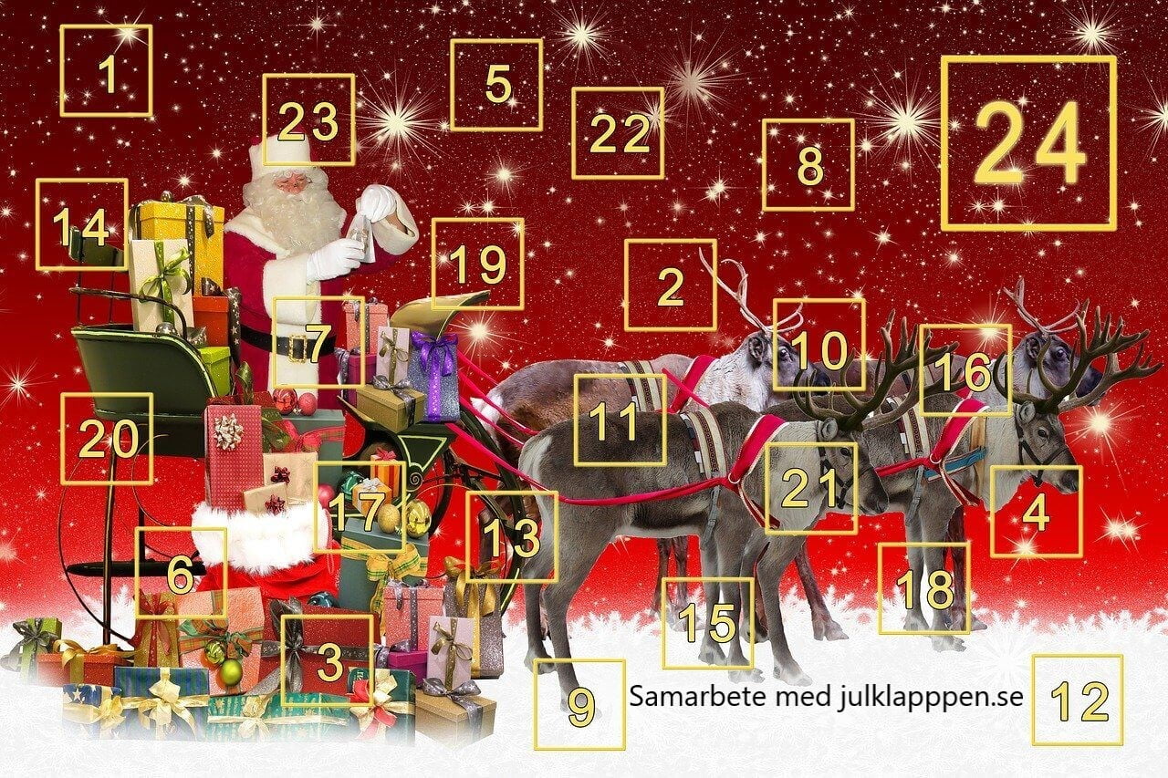 Julkalendern – bänkad framför teven!