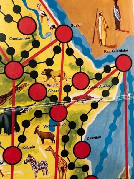 Den försvunna diamanten, äldre spelplan