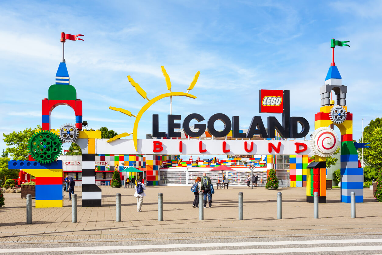 Entrén till LEGO-land i Billund